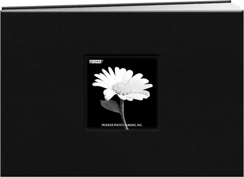 Miniatura 6 de Pioneer MB-811CBFBLK - Libro de memorias con marco de tela, encuadernado con postes, 8 1/2 pulgadas x 11 pulgadas, color negro profundo
