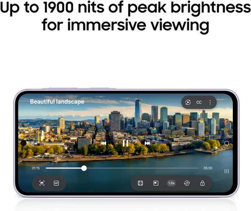 Miniatura 3 de Samsung Galaxy A37 5G (2026), teléfono inteligente Android desbloqueado, 128GB, pantalla AMOLED, triple cámara, IP68, teléfono delgado, batería