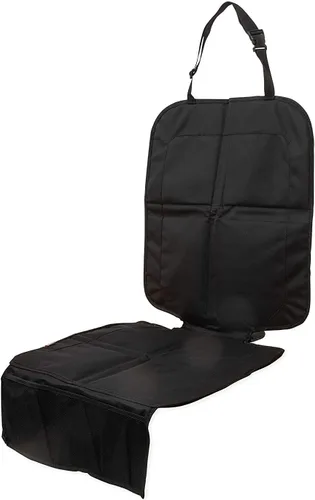 Miniatura 5 de Nuby Protector de asiento de coche de lujo, alfombrilla negra para usar debajo del asiento de coche del niño