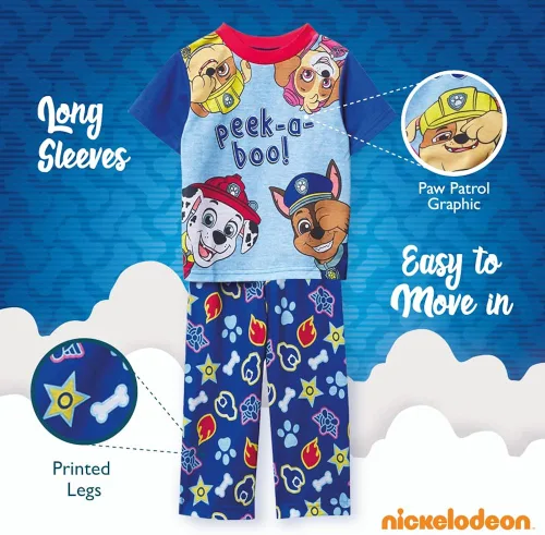 Miniatura 4 de Nickelodeon Conjunto de pijama Little Paw Patrol para niño