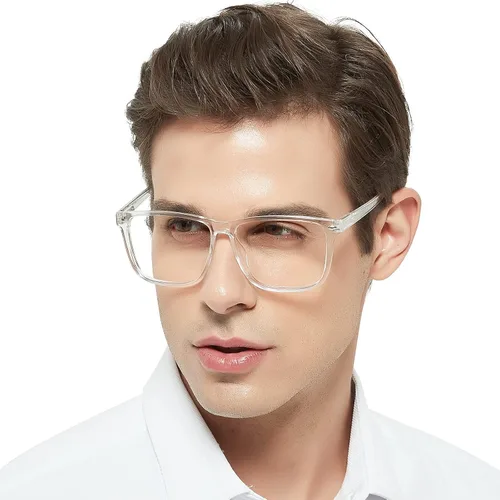 Miniatura 8 de MARE AZZURO Gafas de lectura bifocales de gran tamaño para hombre, con bloqueo de luz azul, lectores 1.0 1.25 1.5 1.75 2.0 2.25 2.5 2.75 3.0 3.5