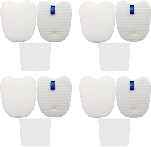 Juego de filtros de vacío para Shark Rocket DuoClean HV380 HV380W HV381 HV382 HV384Q UV380 ZS360 ZS361C ZS362, 4 filtros de espuma y fieltro, 4