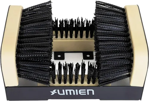 Umien Cepillo limpiador de zapatos juego de cepillos de limpieza plegables con fregador, raspador, ideal para botas, uso al aire libre y más