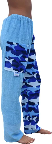 Miniatura 3 de Pantalones de toalla para nadadores - Pantalones de toalla de rizo de algodón - Cobertura de playa - Ropa de resort - Ropa de baño