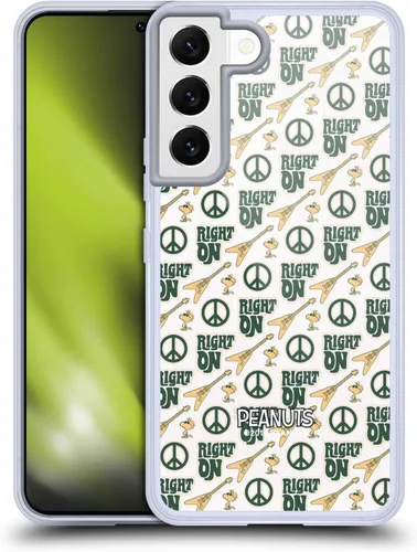 Miniatura 129 de Head Case Designs Funda de gel Woodstock 50th con licencia oficial de Peanuts Snoopy Guitar 1969 [protección de grado militar] compatible