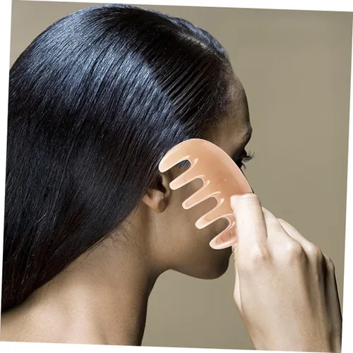 Miniatura 4 de FOMIYES 2 unids cuero cabelludo masaje peine herramienta de masaje herramientas faciales peine cuero cabelludo peine cuero cabelludo masajeador jade