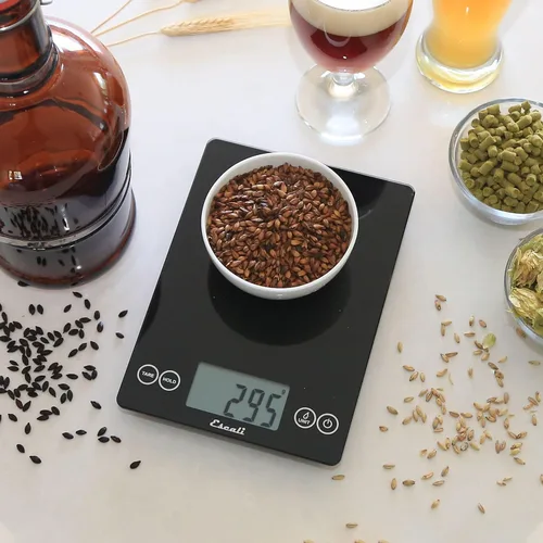 Miniatura 6 de Escali Arti Báscula Digital de Vidrio para Alimentos de Encimera de Cocina, Báscula para Hornear y Cocinar con Contador de Nutrición y Calorías