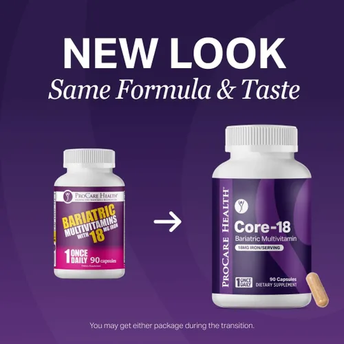 Miniatura 2 de ProCare Health Multivitamínico bariátrico con 18 mg de hierro (suministro de 3 meses) vitaminas posoperatorias pacientes de cirugía bariátrica