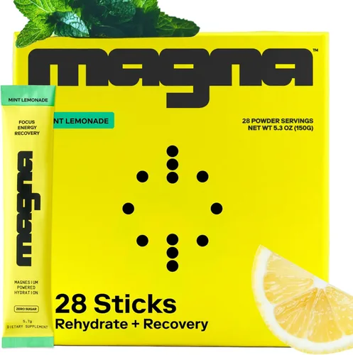 Miniatura 16 de MAGNA Mezcla de bebida en polvo de electrolitos para hidratación, energía y apoyo de concentración con treonato L de magnesio, sodio, potasio