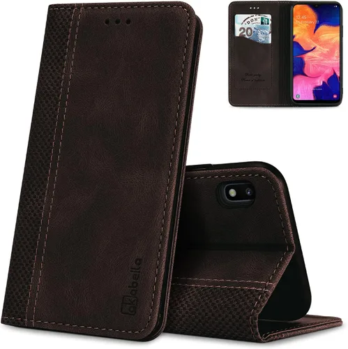 Miniatura 67 de AKABEILA Para Samsung A5 2017 Cartera Funda de Tarjeta de Crédito Titular Cierre Magnético Kickstand PU Cuero A Prueba de Golpes Flip Folio Libro