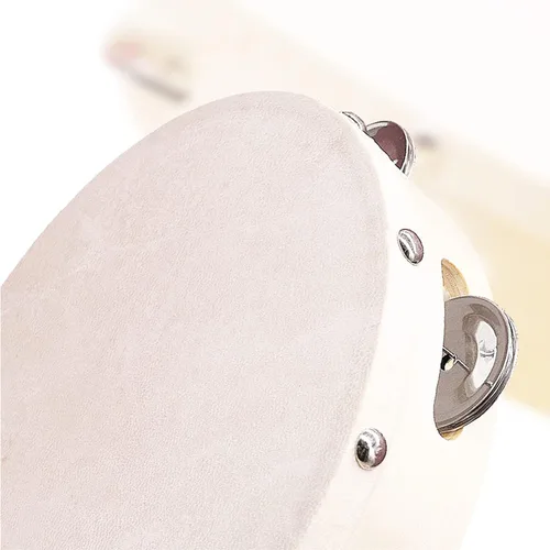 Miniatura 4 de Tosnail Paquete de 2 panderetas de mano de madera de 8 pulgadas, una hilera, 5 pares de jingles
