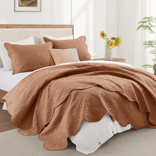 Miniatura 132 de MOONLIGHT20015 Edredón tamaño King (106 x 96 pulgadas) con 2 fundas de almohada (20 x 36 + 2 pulgadas) para todas las estaciones, juego de cama Azul