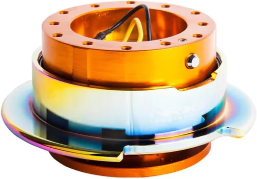 Miniatura 6 de NRG Innovations NRG-SRK-250NB-MC GEN 2.5 - Adaptador de liberación rápida para volante, 6 agujeros y patrones de pernos 6x70 y 6x74mm/Cuerpo azul