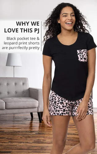 Miniatura 4 de PajamaGram Pajamas For Women Shorts Set - Cotton PJs, 100% Cotton