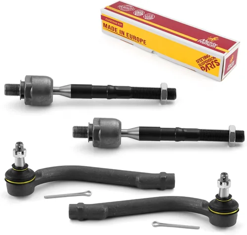 Miniatura 150 de Metrix Premium Chassis Parts - Juego de 4 barras de acoplamiento interior y exterior para Audi A3 15-16, Seat Leon 06-20 (México), 09-17 Volkswagen