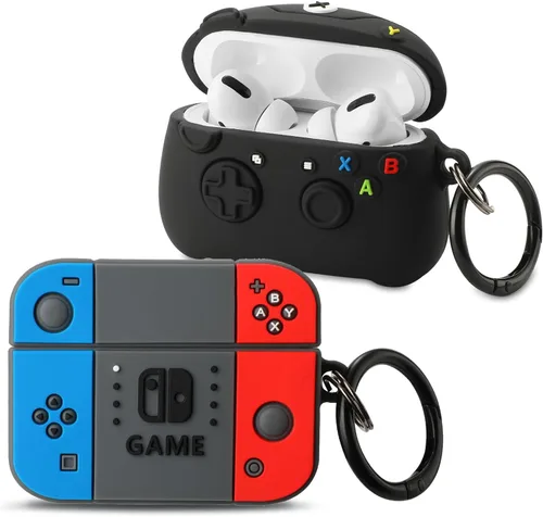 Miniatura 20 de [Paquete de 2] Gedicht para Airpods Pro, bonita funda de personajes de dibujos animados de AirPods Pro, diseño único, divertido y divertido Kawaii