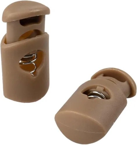 Miniatura 2 de West Coast Paracord Abrazadera de bloqueo de cable de plástico resistente de un solo orificio para cuerda de paracaídas, cordones, cuerda elástica
