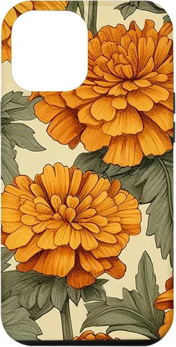 Miniatura 25 de Funda para iPhone 14 Pro Max Watercolor Marigold Flower