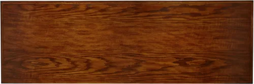 Miniatura 10 de Leick Home 82360 Soporte de TV de madera maciza Mission Oak de cuatro puertas para televisores de 65" Consola universal de TV para sala de estar