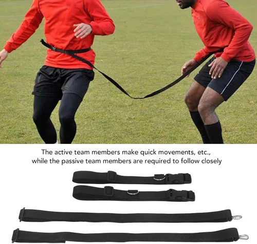 Miniatura 4 de VGEBY Cinturón de equipo atlético, cinturón de resistencia a la evasión de entrenamiento de agilidad de velocidad de fútbol para unisex