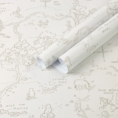 Dimoon Papel tapiz de 78.7 x 17.3 pulgadas, papel de contacto para despegar y pegar, papel tapiz bohemio beige, marrón, floral, extraíble,