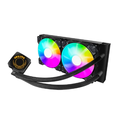 Enfriador líquido de CPU Enfriador de agua de CPU de 9.449 in Aio Enfriador de CPU Líquido Enfriamiento de CPU, Compatible con AM4 AMD Intel LGA RGB