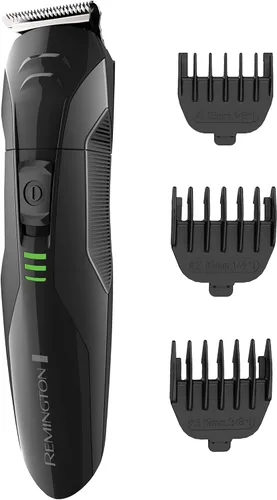 Remington PG6015A - Cortador de barba y rastrojo recargable, color negro