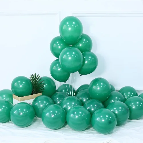 Miniatura 4 de Kit de guirnalda de arco de globos verdes y dorados, 129 unidades, verde esmeralda oscuro, verde salvia, globos dorados metálicos para cumpleaños