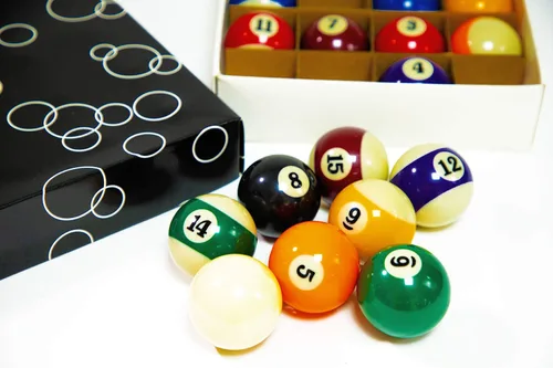 Miniatura 5 de Billiard Balls Set 2-1/4" Regulation Size Pool Table Balls for Replacement (16 Resin Balls)
