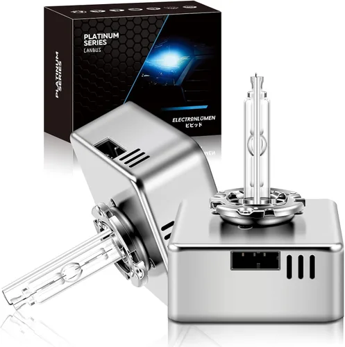 Miniatura 15 de 35W D2S HID, bombillas de faro delantero de xenón 6000K, blanco frío, luz alta y baja, bombillas de repuesto para faros, paquete de 2