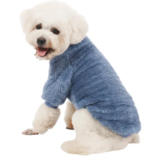 Miniatura 5 de Suéter para perro, paquete de 3 suéteres para perros pequeños, ropa para perros pequeños, hembras y machos, suéter ultrasuave y cálido