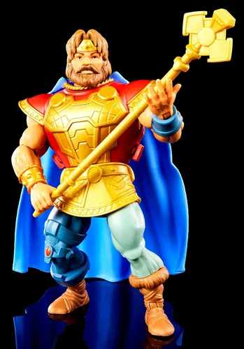 Miniatura 2 de Masters of the Universe Origins Figura de acción y accesorio, Rise of Snake Men King Rando y mini libro de cómics, 5.5 pulgadas