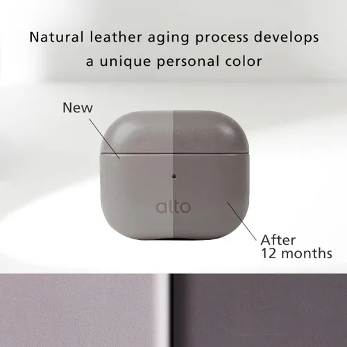 Miniatura 6 de Alto Funda protectora de cuero para Airpods 3, funda de carga, accesorios de cuero de anilina italiana para Apple AirPods 3 hombres y mujeres