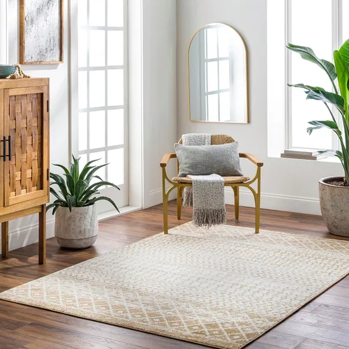 Miniatura 23 de Livabliss Alfombras de Área - Alfombra Chester Boho Marroquí Negra de 2x16 para Sala de Estar y Dormitorio - Alfombra Geométrica Blanca y Gris