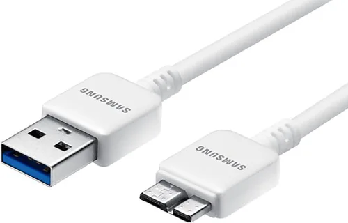Miniatura 4 de Samsung Cable de datos USB 3.0 para Galaxy Note 3, embalaje no minorista, color blanco