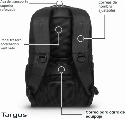 Miniatura 3 de Targus Mochila para laptop, Negro
