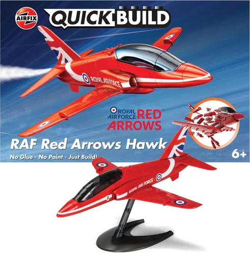 Miniatura 17 de Airfix Quickbuild Messerschmitt 109 - Kit de construcción de modelo de plástico de avión en ladrillo J6001