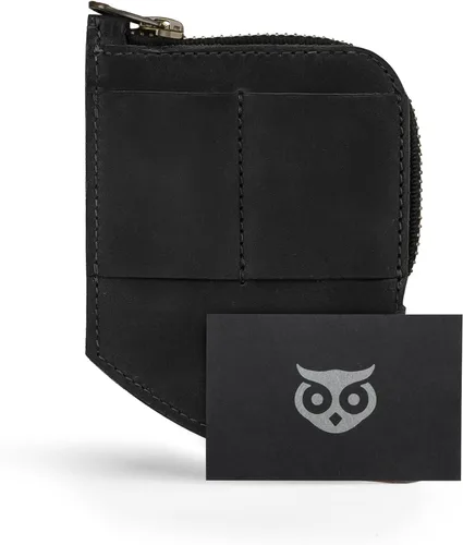 Miniatura 11 de Hide & Drink, Billetera de bolsillo EDC, organizador de efectivo curvado, soporte para tarjetas frontal delgado, clip para dinero, cuero de grano