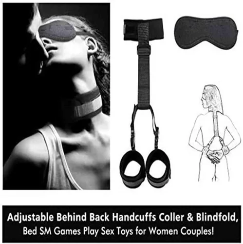 Miniatura 4 de Kit de sujeción sexual, BDSM, juguetes de sujeción, kit de amarres para tobillos y barra de muñeca, esposas para vendas sexuales, esposas y pulseras