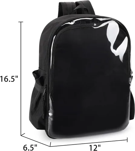 Miniatura 3 de STEAMEDBUN Mochila Ita Bag con inserto Pin Display Mochila para la escuela Cosplay