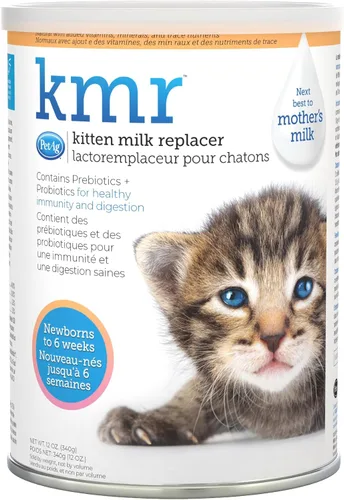 Miniatura 7 de PetAg KMR Kitten Milk Replacer Powder - 6 onzas - Fórmula en polvo para gatitos con prebióticos, probióticos y vitaminas para gatitos recién nacidos