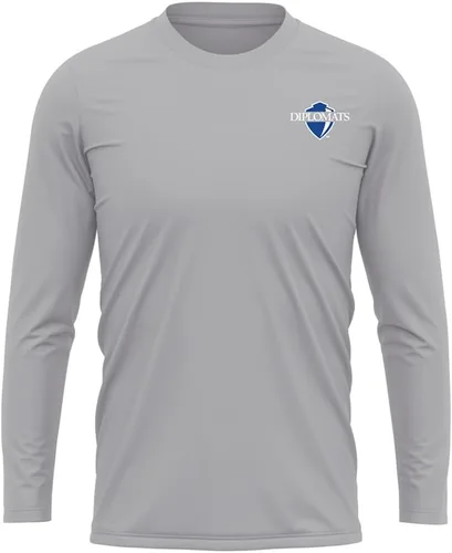 Miniatura 294 de Camisa deportiva de manga larga oficial de la NCAA Collegiate para hombre, con logotipo en el pecho izquierdo, colección Athletic Heather