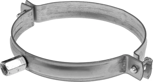 Miniatura 10 de Colgador de tubo galvanizado de 3 pulgadas con goma - Abrazadera de montaje de conducto - Soportes de tubo de PVC - Abrazaderas de tubo de metal