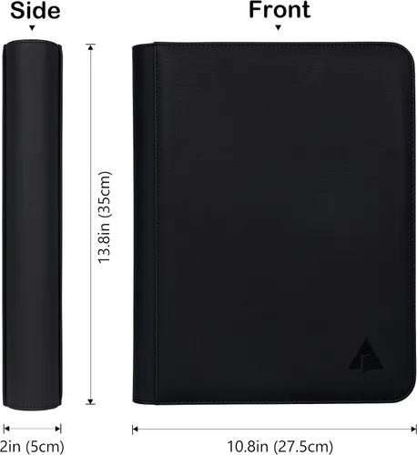 Miniatura 7 de Premium - Carpeta de 9 bolsillos para tarjetas - Capacidad para 828 cartas coleccionables, álbum de colección de tarjetas sin anillas de carga