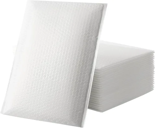 Miniatura 9 de zmybcpack - Paquete de 50 sobres de burbujas blancos de 8.5x12 pulgadas, sobres acolchados de polietileno con cierre autoadhesivo para envío