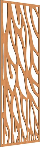 Miniatura 181 de 9 3/8"W x 24 3/8"H x 1/4"T Bristol Decorativos Paneles de Pared de Madera Calado, Cereza