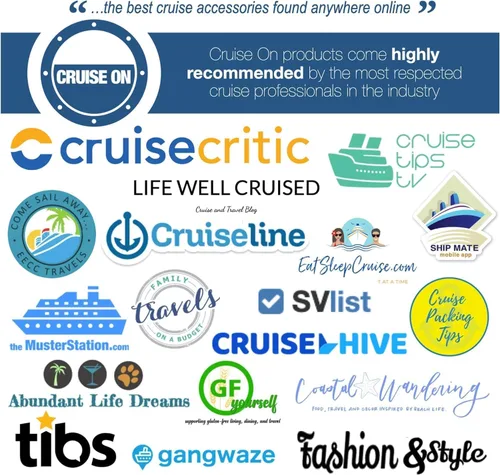 Miniatura 7 de Cruise On Cordones para tarjetas de crucero (paquete de 2) en 2026 y 2027, cordón de crucero con soporte para identificación, tarjeta de Azul y rosa