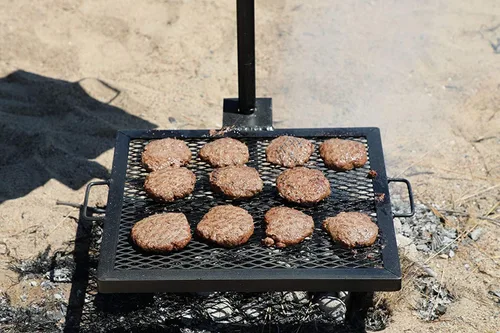 Miniatura 6 de GameMaker Parrilla de Cocina de Fuego Abierto – Parrilla de Campamento Portátil para Cocina de Llama Abierta, Fogatas, Anillos de Fuego al Aire