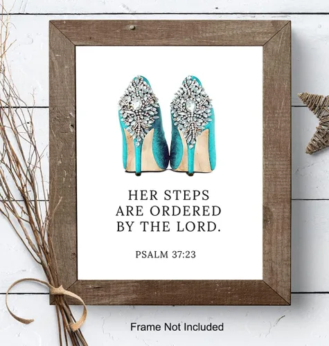 Miniatura 8 de Regalos cristianos glamorosos para mujeres, decoración de pared religiosa, versículos de la Biblia, decoración de pared de las Sagradas Escrituras