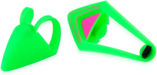 Miniatura 4 de Orejas de silicona que brillan en la oscuridad, encantadoras orejas de gato fluorescentes compatibles con auriculares Verde